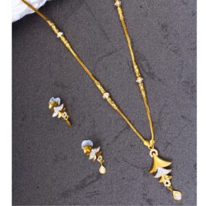 18k Gold Classy Necklace Set For women