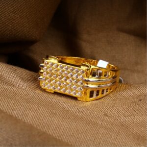 rose gold bold diamond Ring 162