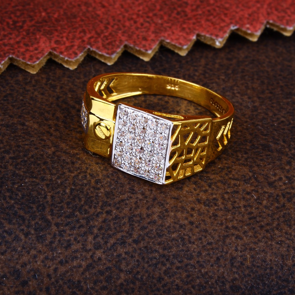 916 gold casting ring for mens