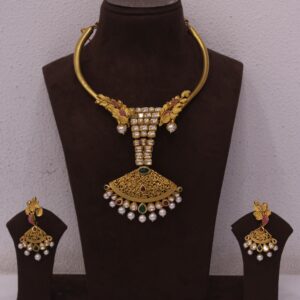 916 gold designer wedding necklace set bc003