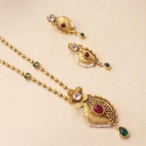 916 gold Stylish Dokiya Set AD003