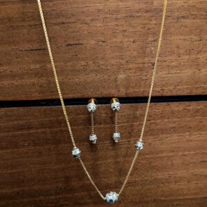 916 Gold Fancy Dokiya With Earrings PO-N06