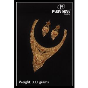 22KT Gold Designer Necklace Set PO-N05
