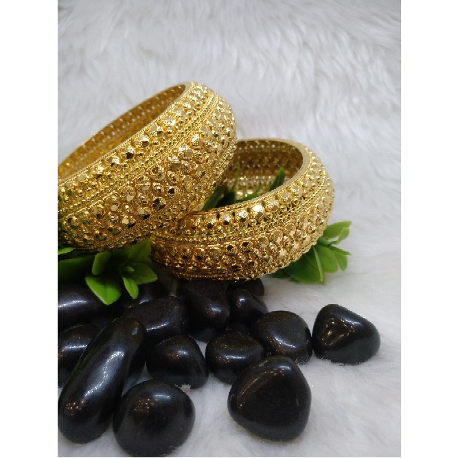 916 Gold Traditional Patla For Women PO-B009
