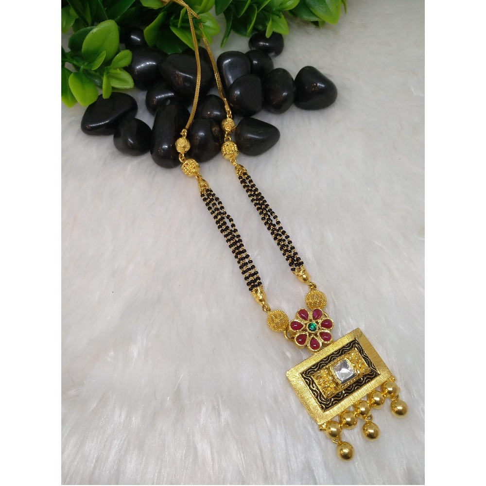 916 Gold Antique Mangalsutra Dokia PO-N012
