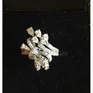 22KT Gold Modern Diamond Engagement Ring