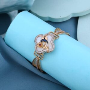 750 Rose Gold CZ Ladies Gorgeous Kada RLKB455