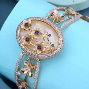 750 Rose Gold Hallmark Gorgeous Ladies Kada RLKB448