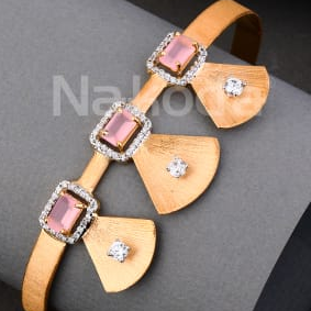 750 Rose Gold Hallmark Ladies Kada RLKB442