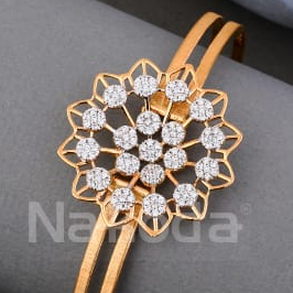 750 Rose Gold Gorgeous Ladies Kada RLKB440