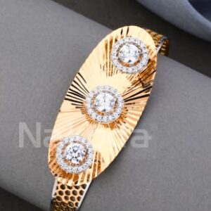 750 Rose Gold Classic Ladies Kada RLKB435