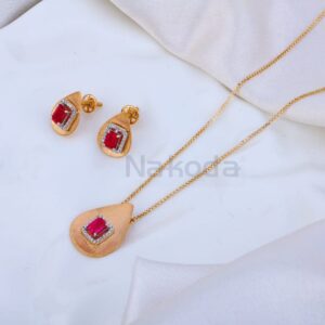 18KT Rose Gold Designer Necklace RN441