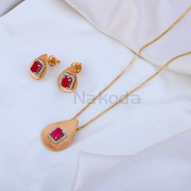 18KT Rose Gold Designer Necklace RN441