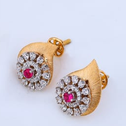 750 Rose Gold CZ Gorgeous Necklace RN437