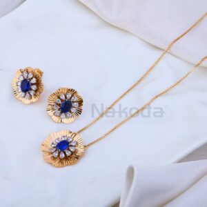 750 Rose Gold CZ Gorgeous Necklace RN437