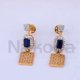 750 Rose Gold CZ Classic Necklace RN434