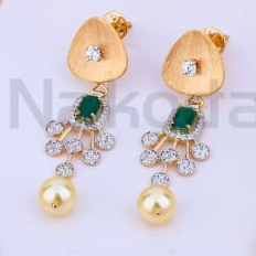 750 Rose Gold Hallmark Stylish Necklace RN432