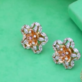 750 Rose Gold Fancy Necklace RN422