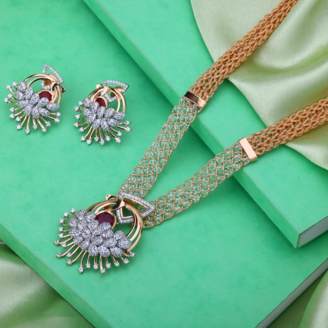 750 Rose Gold Exclusive Necklace RN421