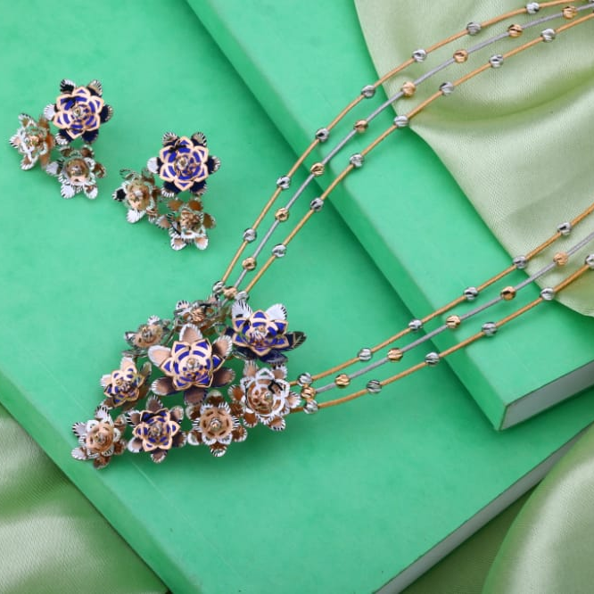 750 Rose Gold Delicate Necklace RN420