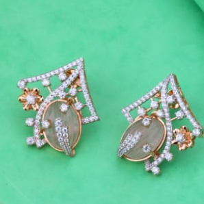 750 Rose Gold Designer Necklace RN419