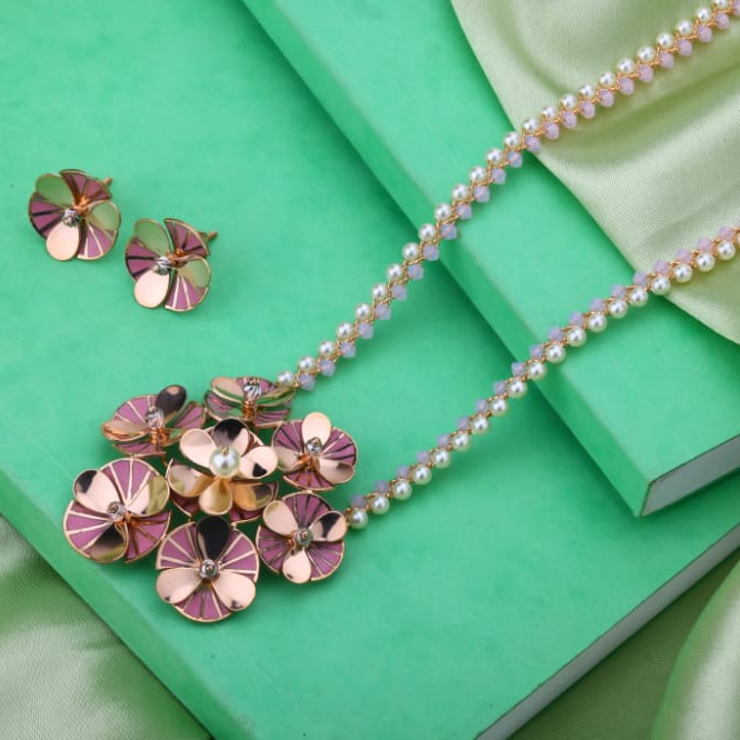 750 Rose Gold Classic Necklace RN418
