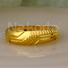 916 Gold CZ Hallmark Classic Mens Plain Ring MPR296