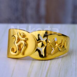 916 Gold Hallmark Exclusive Mens Plain Ring MPR282