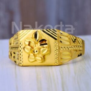 22KT Gold Hallmark Gorgeous Mens Plain Ring MPR252