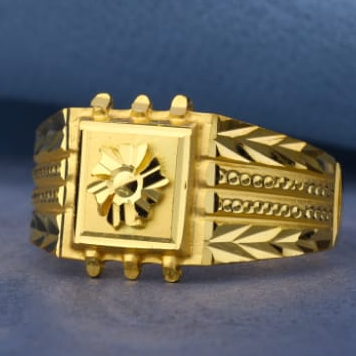 916 gold hallmark classic mens plain ring mpr236 - Image 2