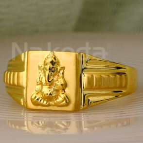 22kt gold hallmark delicate mens plain ring mpr205 - Image 2