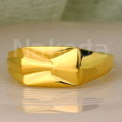 22KT Gold Hallmark Mens Plain Ring MPR202
