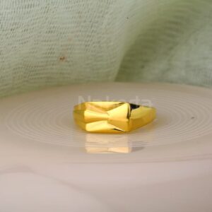 22KT Gold Hallmark Mens Plain Ring MPR202