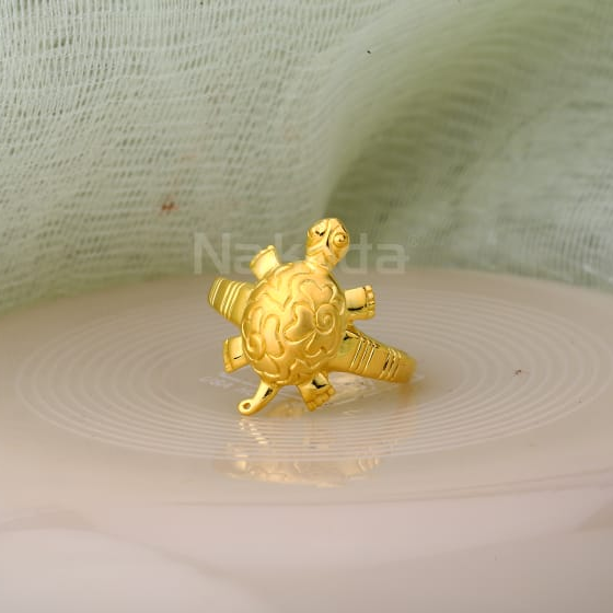 22KT Gold Mens Gorgeous Plain Ring MPR200