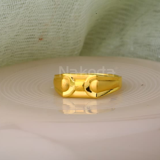 22kt gold mens fancy plain ring mpr199 - Image 2