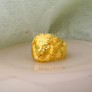 22kt gold mens designer plain ring mpr196