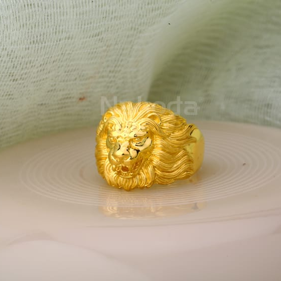 22kt gold mens designer plain ring mpr196