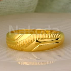 22KT Gold Mens Plain Ring MPR194 - Image 2