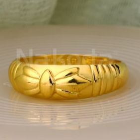 916 Gold CZ Hallmark Mens Plain Ring MPR185