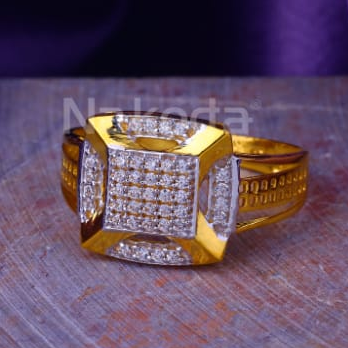 22KT Gold Hallmark Gorgeous Mens Ring MR987 - Image 2