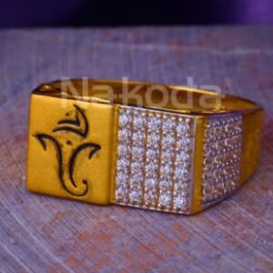 22KT Gold Hallmark Classic Mens Ring MR982