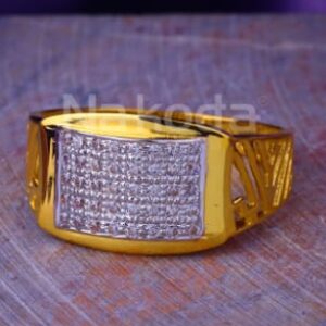 22KT Gold Mens Classic Ring MR981