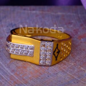 22KT Gold Mens Stylish Ring MR979