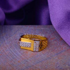 22KT Gold Mens Stylish Ring MR979