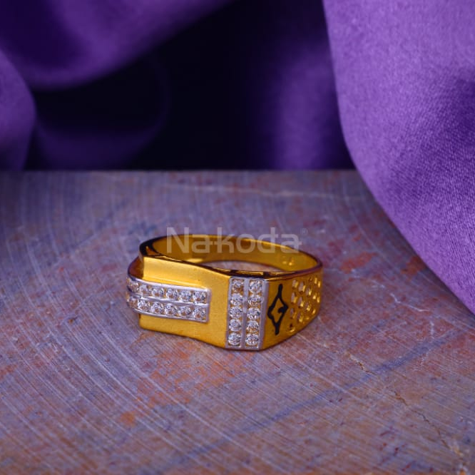 22KT Gold Mens Stylish Ring MR979