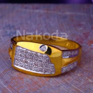 22KT Gold Mens Classic Ring MR974
