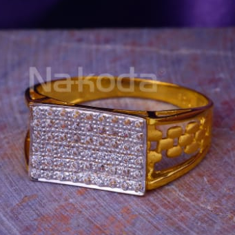 22KT Gold Mens Ring MR973 - Image 2