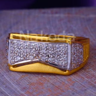 916 Gold Mens Exclusive Ring MR953 - Image 2