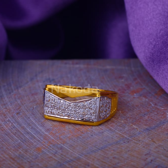 916 Gold Mens Delicate Ring MR951