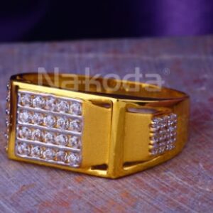 916 Gold Mens Classic Ring MR949